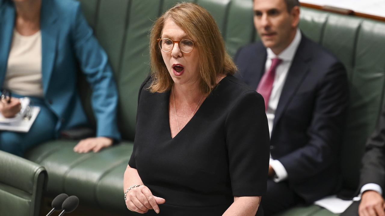 Transport Minister Catherine King labelled the Opposition the ‘scared, weird little guys’ of Australian politics. Picture: NCA NewsWire / Martin Ollman