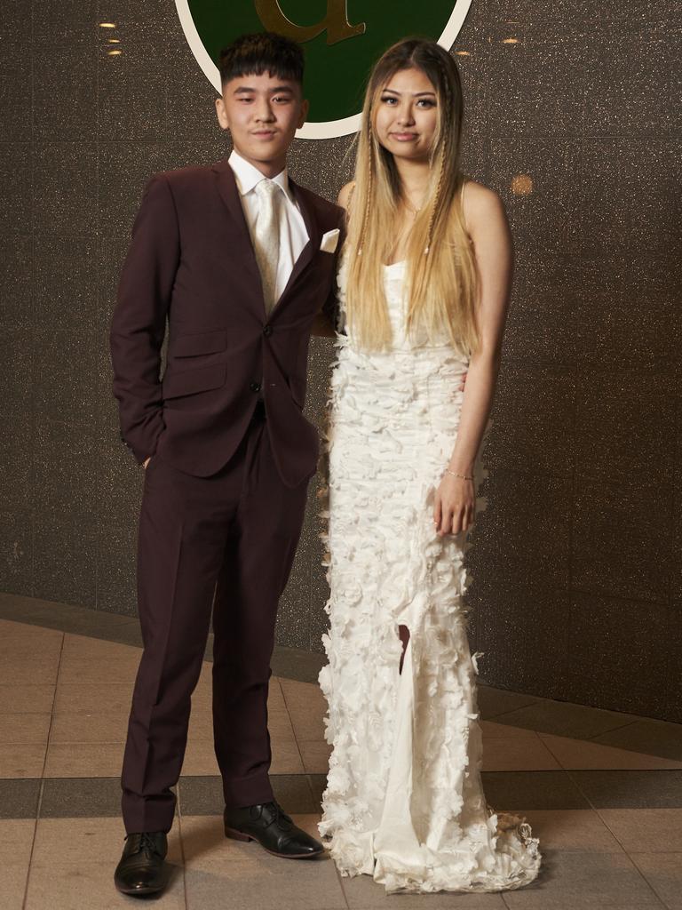 Students at the Blackfriars Priory School formal on June 24 at the Donato Reception Centre. Picture: Matt Loxton