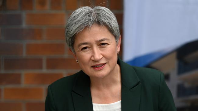 Foreign Affairs Minister Penny Wong said the new foreign aid policy would align with Australian values. Picture: Dan Peled / NCA NewsWire