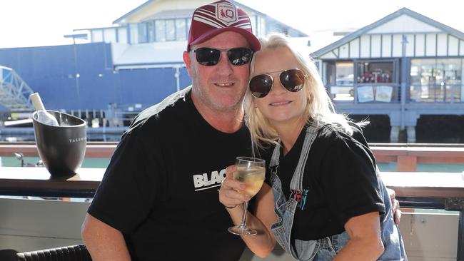 Allan McDonnell and Elke White at the Fishermans Wharf, Sunday June 25, 2023. Photo: Regi Varghese