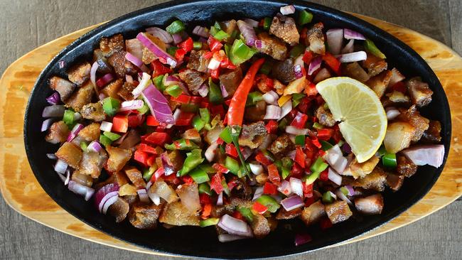 Sizzling sisig. Picture: Nicki Connolly.