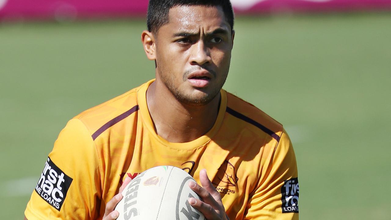 Anthony Milford at Broncos Training at Red Hill. Pic Annette Dew