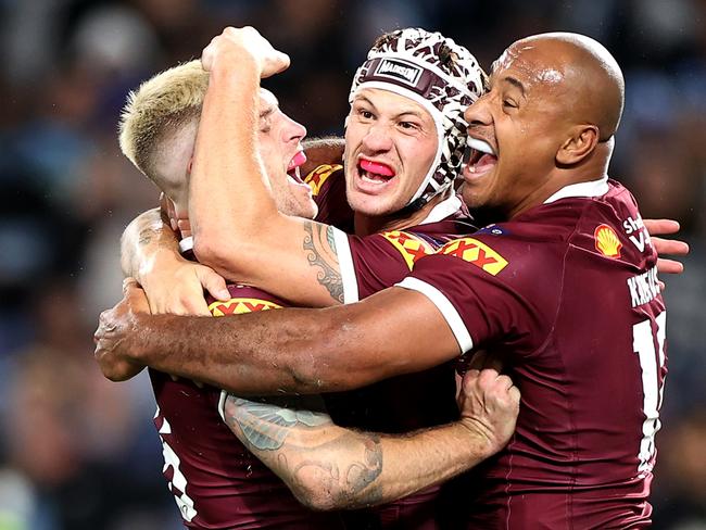 Daly Cherry-Evans admits he was surprised Kalyn Ponga wasn’t picked for the Maroons, and has urged him to fight his way back into the Queensland team. Picture: Getty Images.