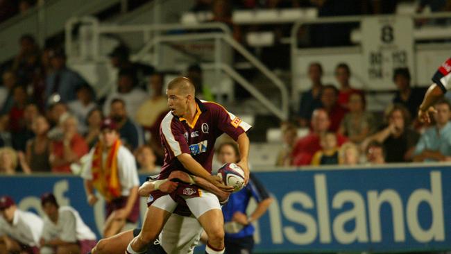 Drew Mitchell playing for Queensland. Pic David/Kapernick