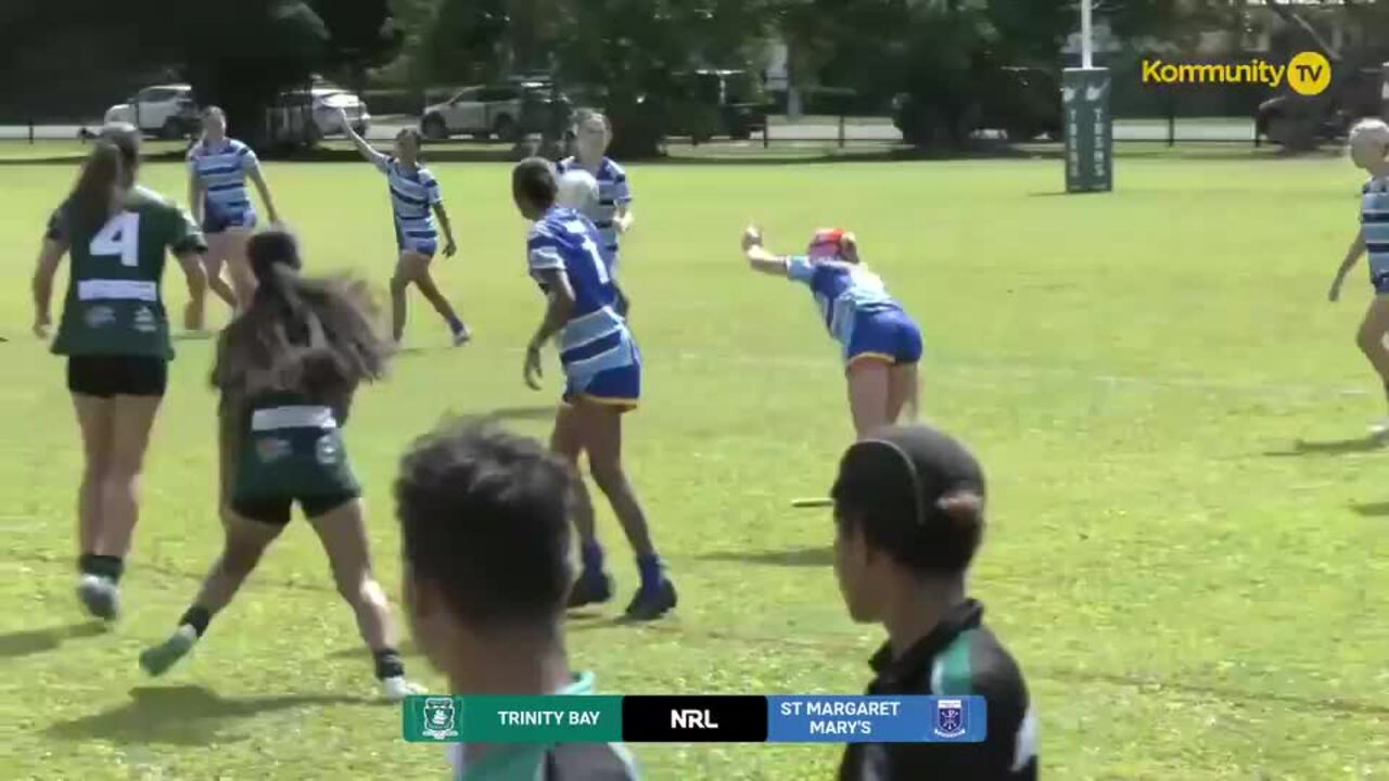Replay: Trinity Bay SHS v St Margaret Mary's – 2025 QLD NRL Schoolgirls Cup Round 1