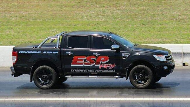 Mr Henderson’s Ford Ranger, seized by police, is expected to be returned: Facebook/Supplied