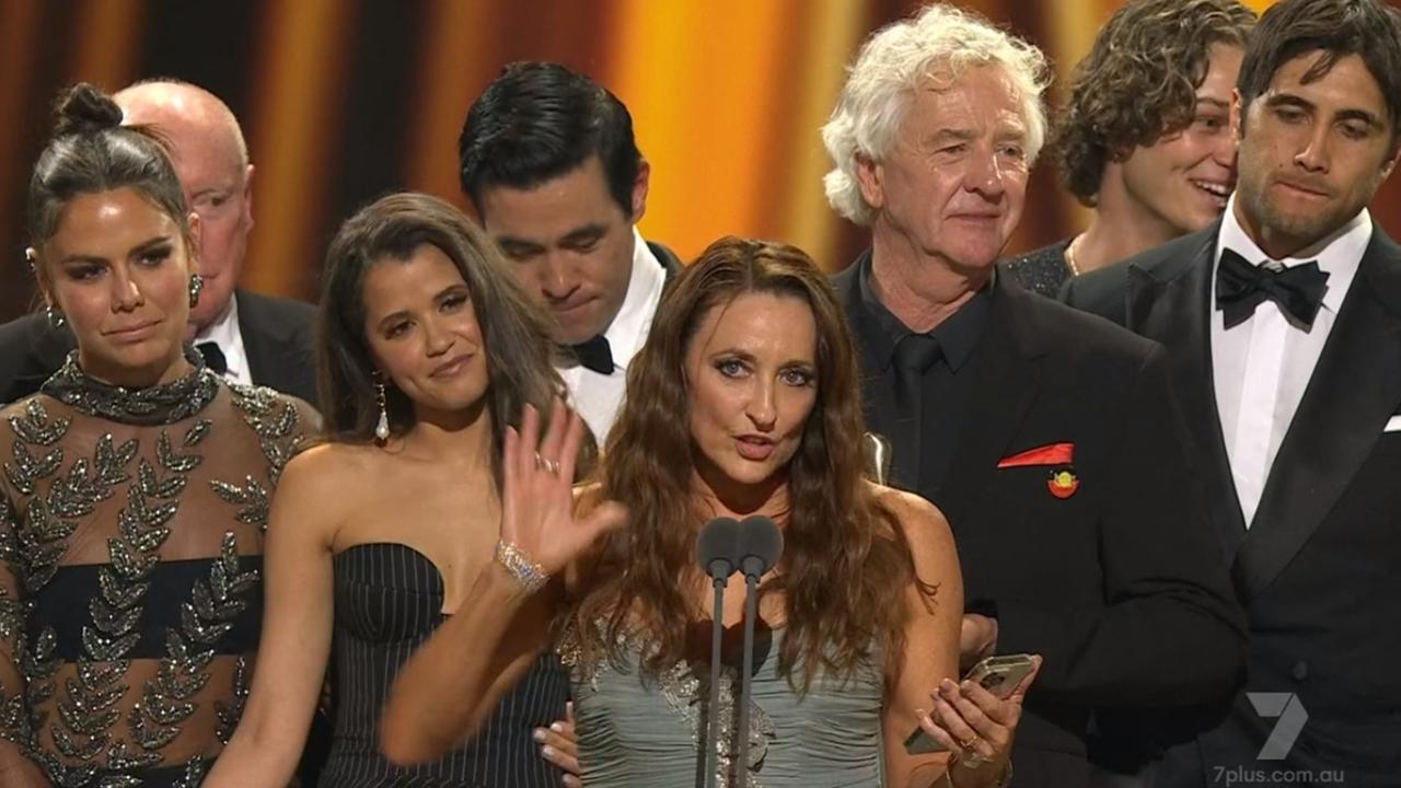 Home and Away wins at the Logies. Picture: Channel 7