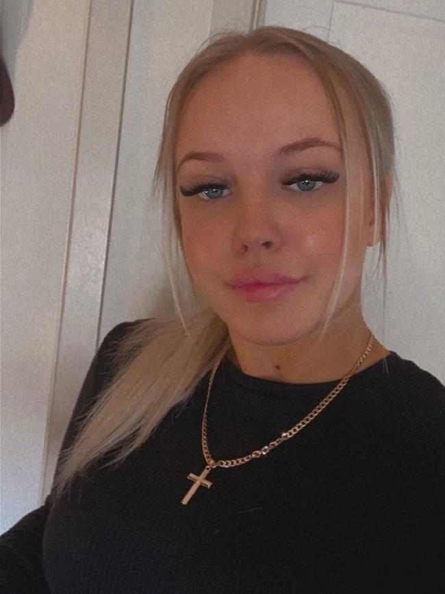 Sentencing for Emily Jane Gray, who attempted to shield her partner from police in her garage after he cut off his ankle monitor has been delayed over an admin error. Picture: Supplied.