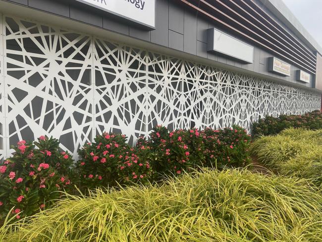 Laser cut security screening has been installed at Corporate on 289.