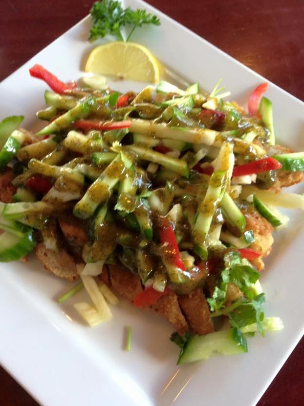 Thai Crispy Chicken (soy). Picture: Fountain Vegetarian