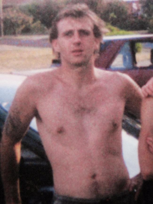 Geelong Murder. Copy pictuire of murdered man, Trevor Tascas.