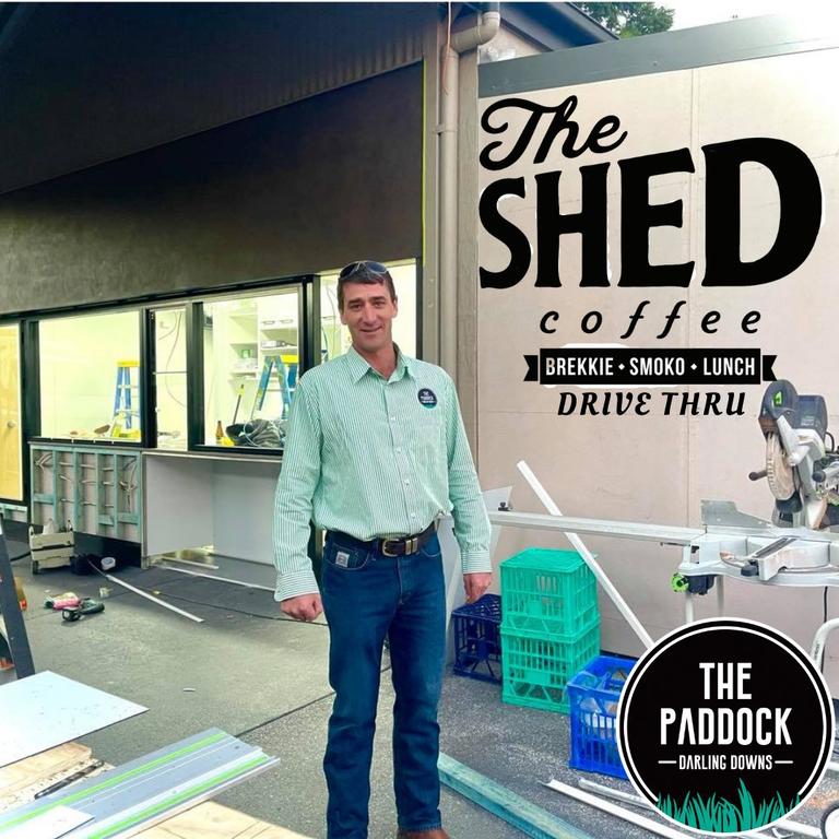 NEW BREW: Owner Ted Ellison is opening his new business The Shed Coffee Drive Thru on Monday.