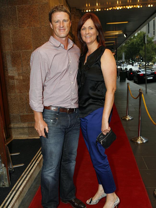 Damien and Danielle Hardwick in 2012.