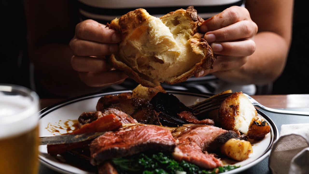 Paddo Inn's Gravy Day Sunday roast beef with Yorkshire pudding.