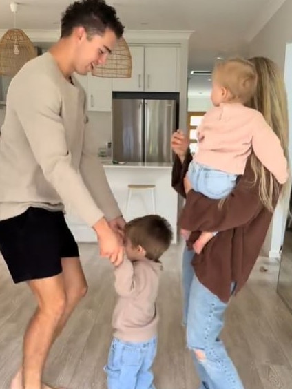 She didn’t go back to work after having her second child. Picture: TikTok/themumbudget