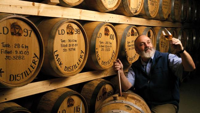 Bill Lark, master distiller, has been inducted into the whisky Hall of Fame.