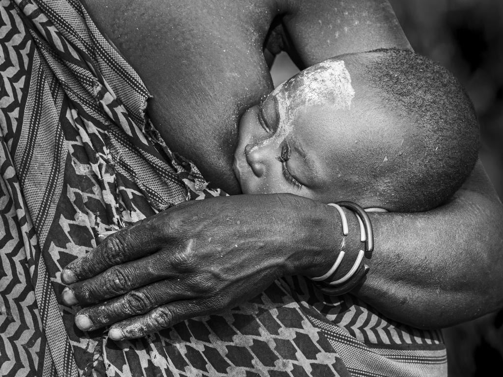 Travelling to the Omo Valley tribes in southern Ethiopia is an adventure that pushes you out of your comfort zone. For a photographer, the challenge lies in navigating the overwhelming sensory experience of village life: the bustling activity, interactions, and noise. O’Connell used a long lens to capture intimate moments like this depiction of motherhood, finding stillness amid the chaos. Picture: Sue O'Connell/Pink Lady® Food Photographer of the Year