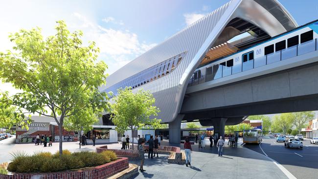 Skytrain artwork.Supplied