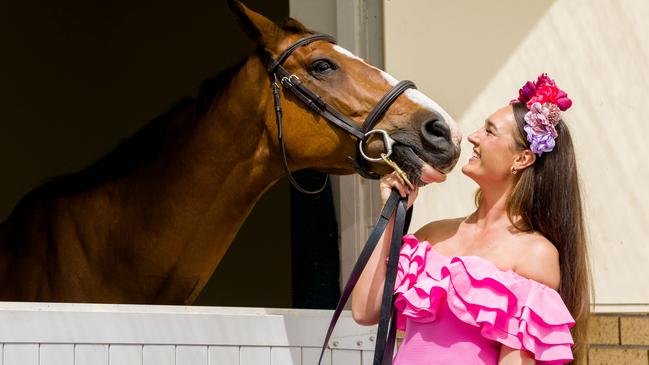 Rising Queensland racing trainer Taylah Mackinnon. Picture: GaziPhoto