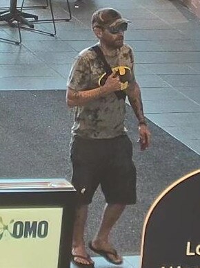 Police would like to speak to this man in relation to a mobile phone and credit card that was stolen and used to make illegal transactions at a Helensvale shopping centre on March 19.