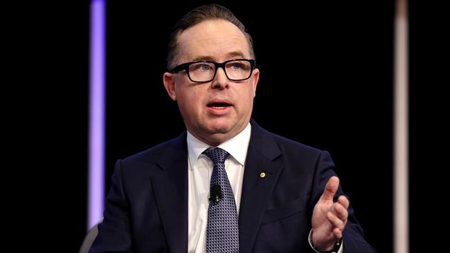 Former Qantas chief Alan Joyce is still in line for more bonus payments, despite having left the airline more than a year ago. Picture: Bloomberg