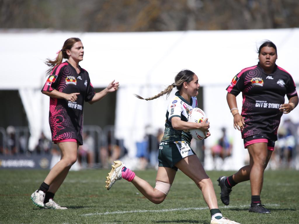 Koori Knockout - Day 4 Womens GF Redfern All Blacks v Bourke Warriors Monday, 7 October 2024 Hereford St, Bathurst NSW 2795, Australia, Picture Warren Gannon Photography