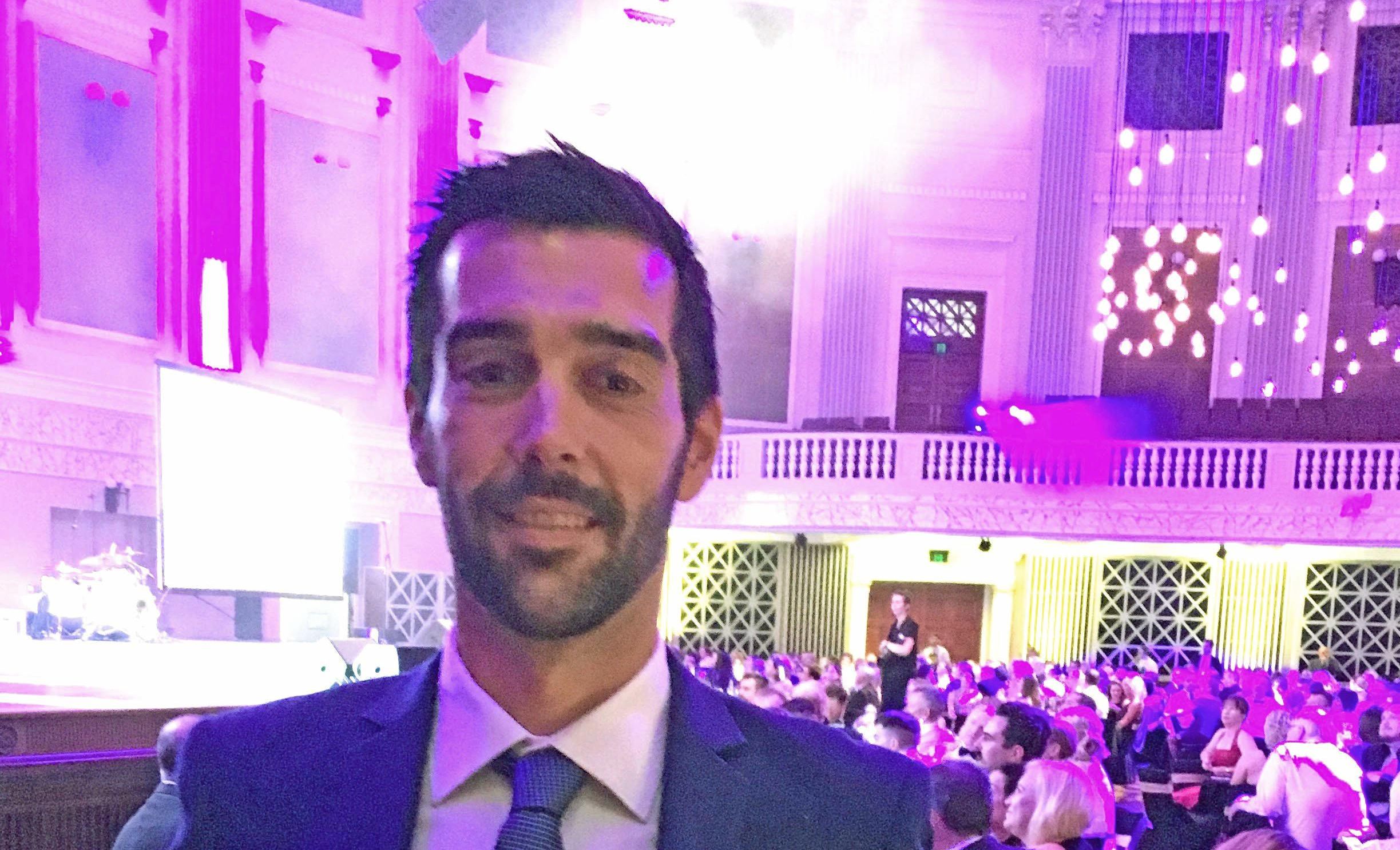 Sean Fraser of Ausmar at the 2017 Master Builders Queensland Housing and Construction Awards at Brisbane City Hall. Picture: Erle Levey