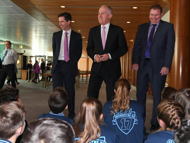 The Turnbull Government’s school funding reforms passed in a debate that raged in Parliament until 2am last night. Picture: AAP