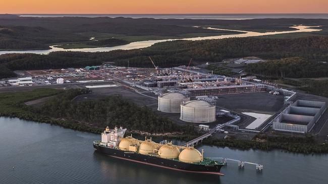 Australia-Pacific LNG in eastern Queensland.