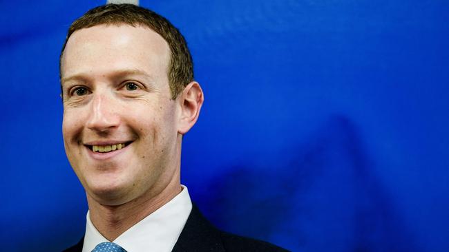 Mark Zuckerberg. Picture: AFP