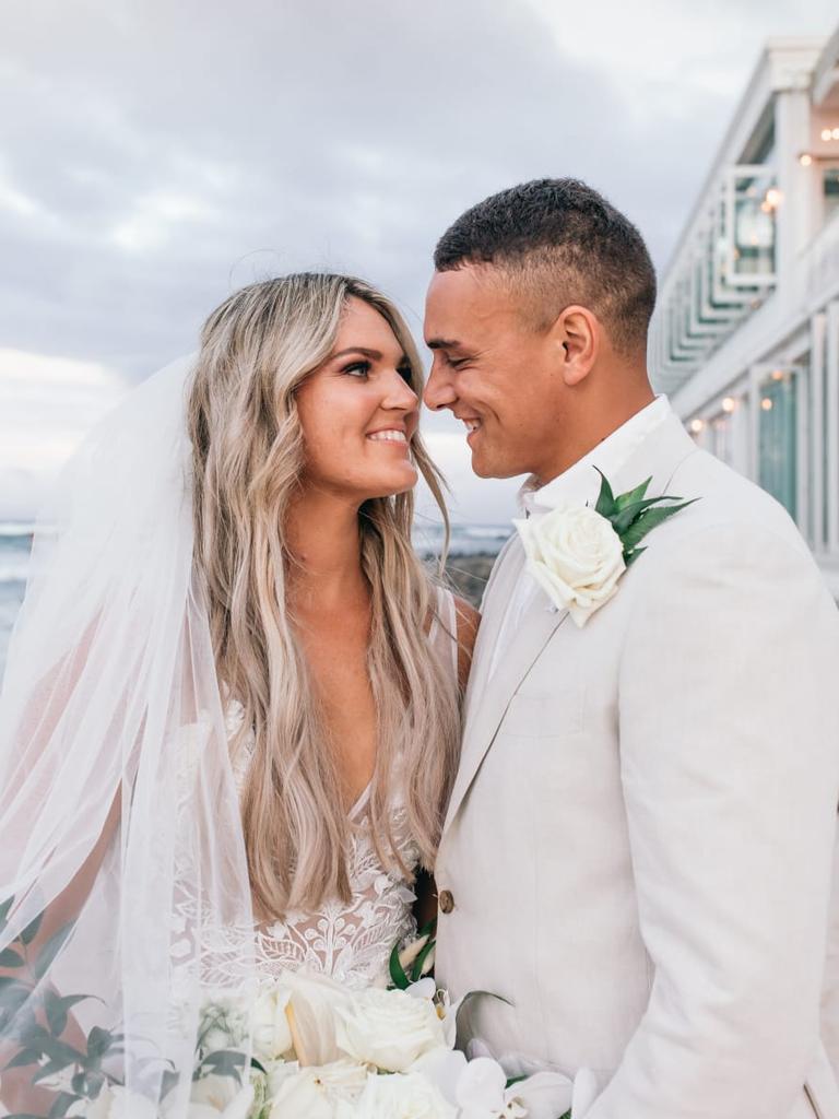 Niko and Gretel Bueta on their wedding day in March. Picture: supplied