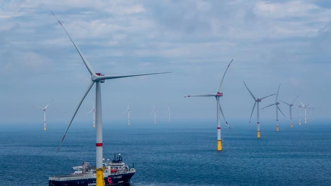 An offshore wind project in Germany.