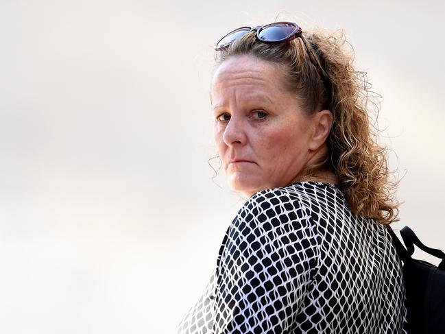 Sharon Yarnton pictured at court in 2017. (AAP Image/Paul Miller)