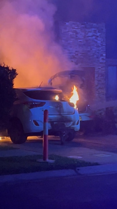 Cars set alight in Sydney’s southwest