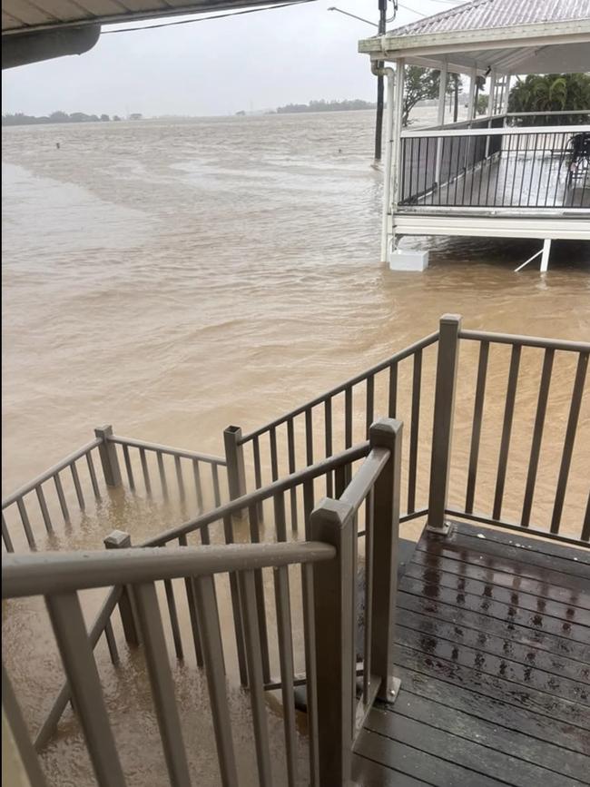 Ingham was surrounded by water after heavy rains earlier in the year. This week’s event is not expected to be as extreme, and is expected to impact inland areas. Photo via North Queensland Wet Season Pictures &amp; Video