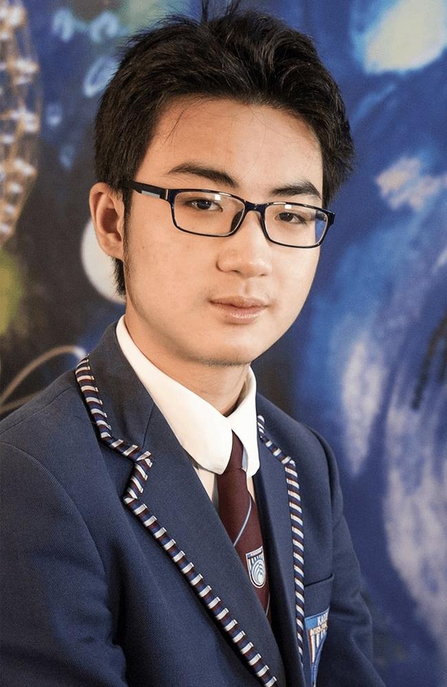 Kardinia International College student Jingjun (Tony) Zhou