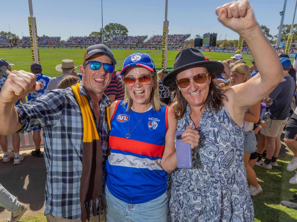 Fans lapped up the action in the Barossa. Picture: Ben Clark