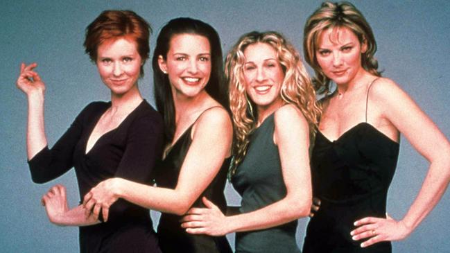 Sex and the City cast – Cynthia Nixon as Miranda, Kristin Davis as Charlotte, Sarah Jessica Parker as Carrie and Kim Cattrall as Samantha.