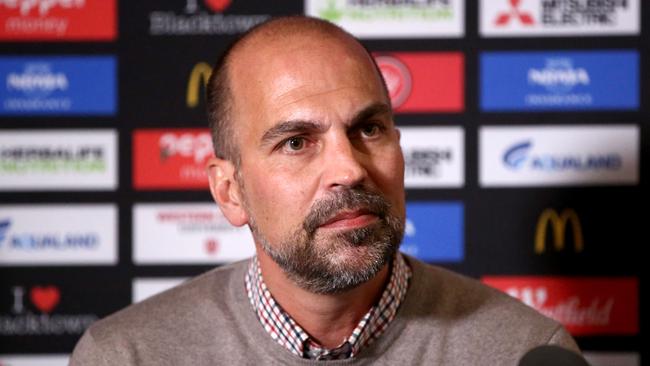 Western Sydney Wanderers coach Markus Babbel says his side can’t afford to be ‘learning’ against Melbourne City in their FFA Cup quarterfinal. Picture: Damian Shaw