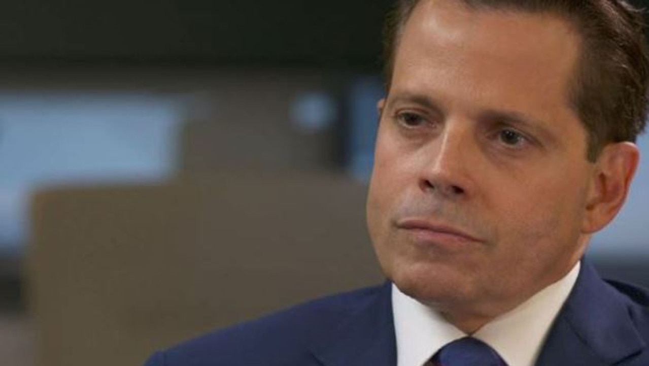 Anthony “The Mooch” Scaramucci was once a part of Trump’s inner circle. Picture: 60 Minutes