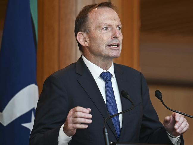 Former prime minister Tony Abbott. Picture: NCA NewsWire/Martin Ollman