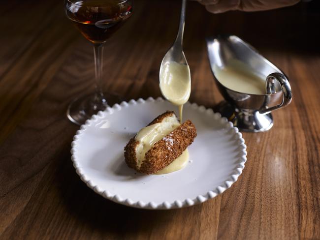 the salted Murray cod and potato croquette at Marmelo.