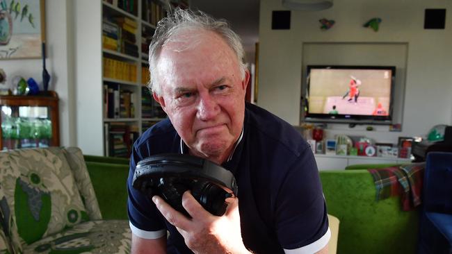 ABC commentator Jim Maxwell will help call the Boxing Day Test from his home in Sydney. Picture: Sam Mooy