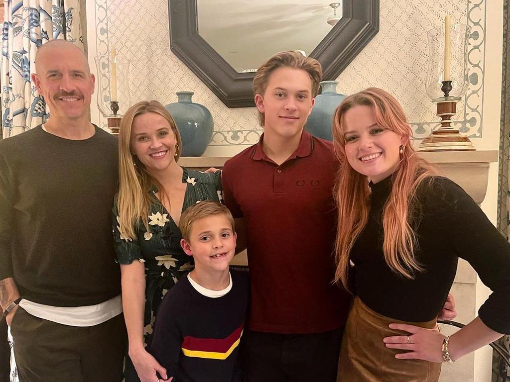 Reese Witherspoon shared a photo of her family on Thanksgiving.