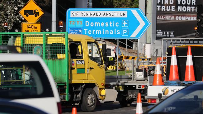 Road traffic is causing headaches for Sydney Airport. Picture: David Swift.