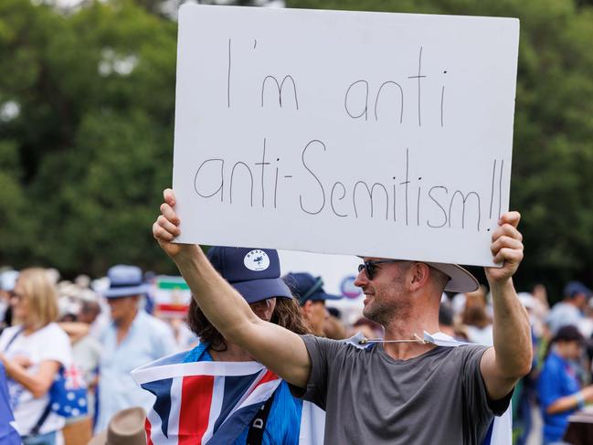 Scott Morrison said there had been instances of anti-Semitism in Australia rather than support for Israel following the attack from Hamas on October 7. Picture: NCA NewsWire / David Swift