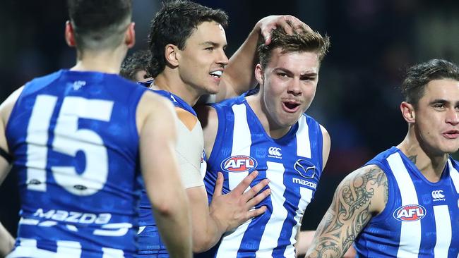 Cameron Zurhaar was one of two Kangas to kick five goals. Pic: Getty Images