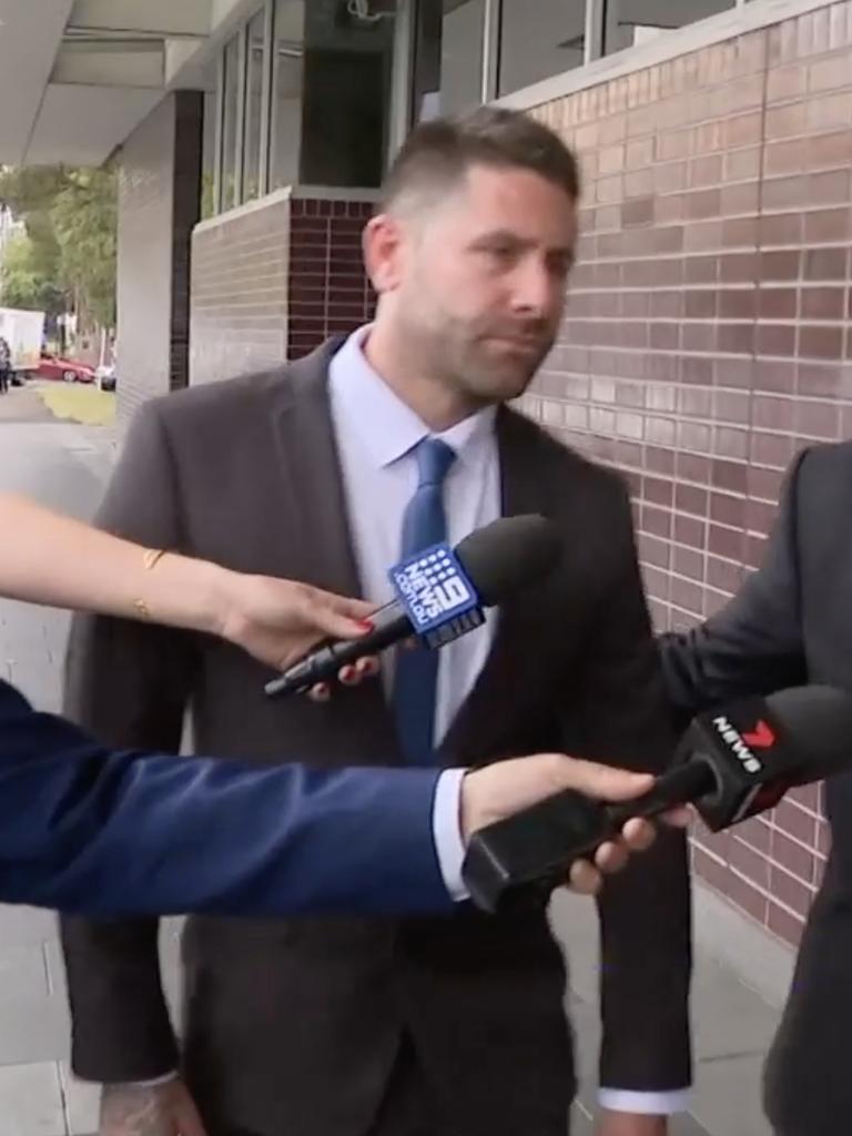 Mr Sultan’s lawyer Bryan Wrench told journalists his client was traumatised. Picture: 7 News