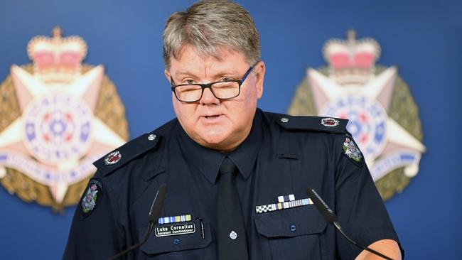 Victoria Police Assistant Commissioner Luke Cornelius said police employees could be in no doubt that predatory behaviour was no longer tolerated. Picture: AAP