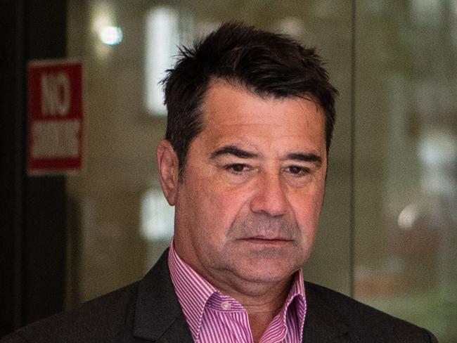 SYDNEY, AUSTRALIA - NewsWire Photos , AUGUST 26, 2022: Marc Bargero arrives at Downing centre court in Sydney.  Picture: NCA NewsWire / Flavio Brancaleone